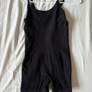 GOGO Black Ribbed Bodysuit